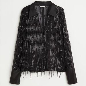 Black sequins Shirt